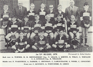 Milton Junior Rugby XV 1970